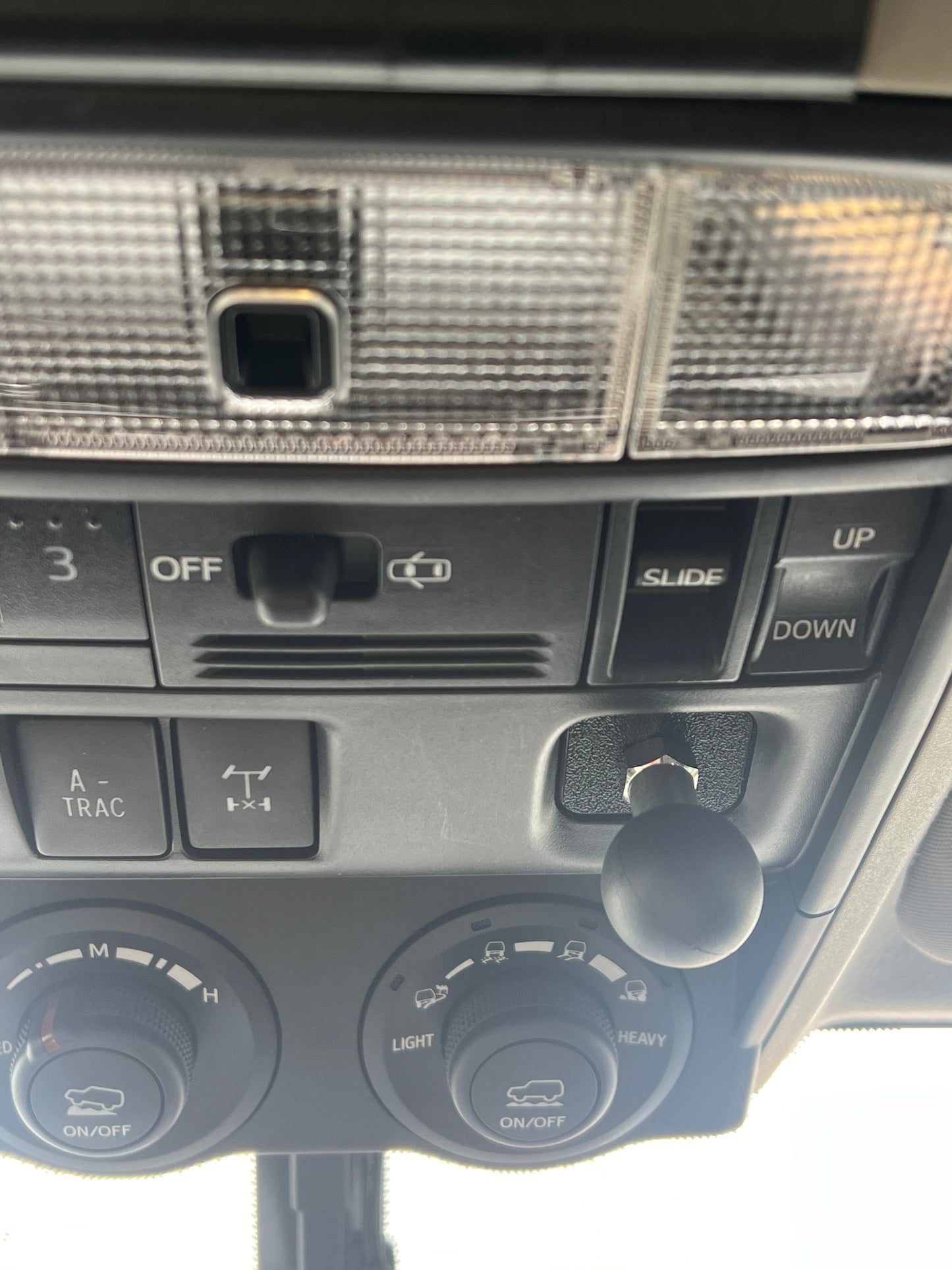 5th Gen Toyota 4Runner Overhead Console Ball Mount