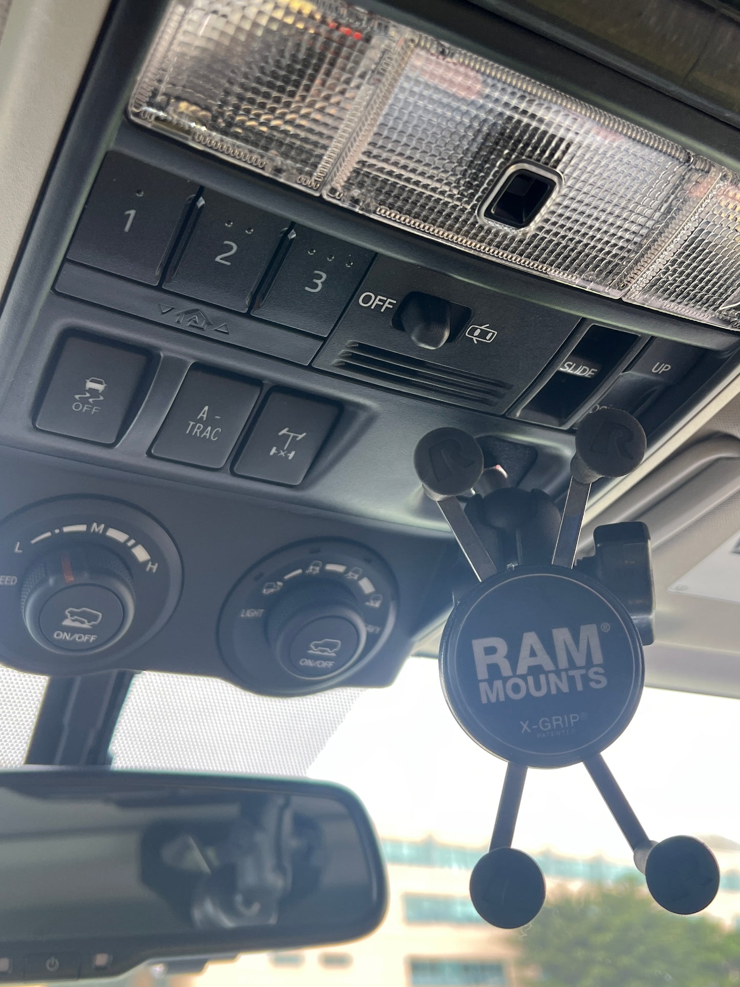 5th Gen Toyota 4Runner Overhead Console Ball Mount