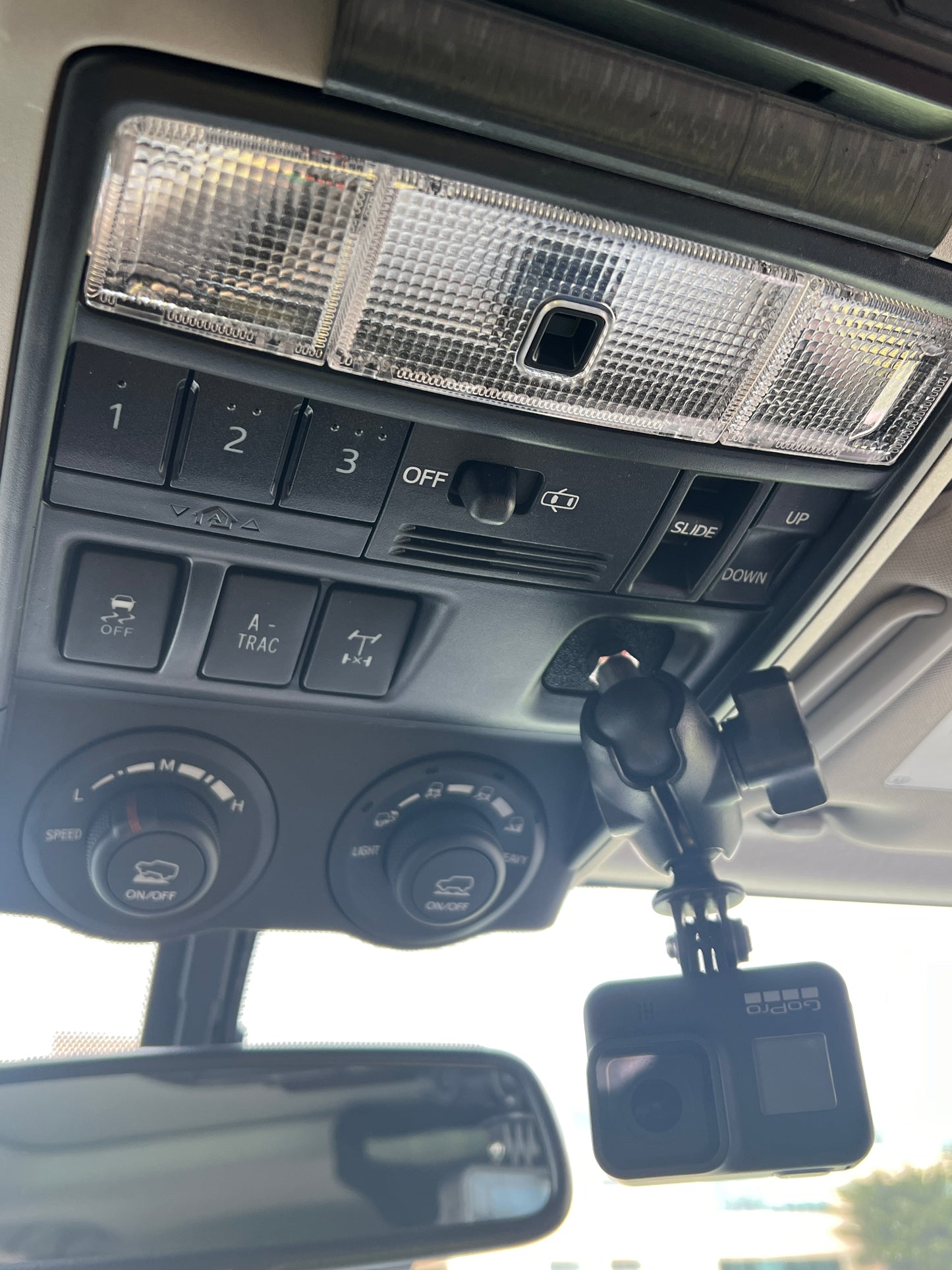 5th Gen Toyota 4Runner Overhead Console Ball Mount