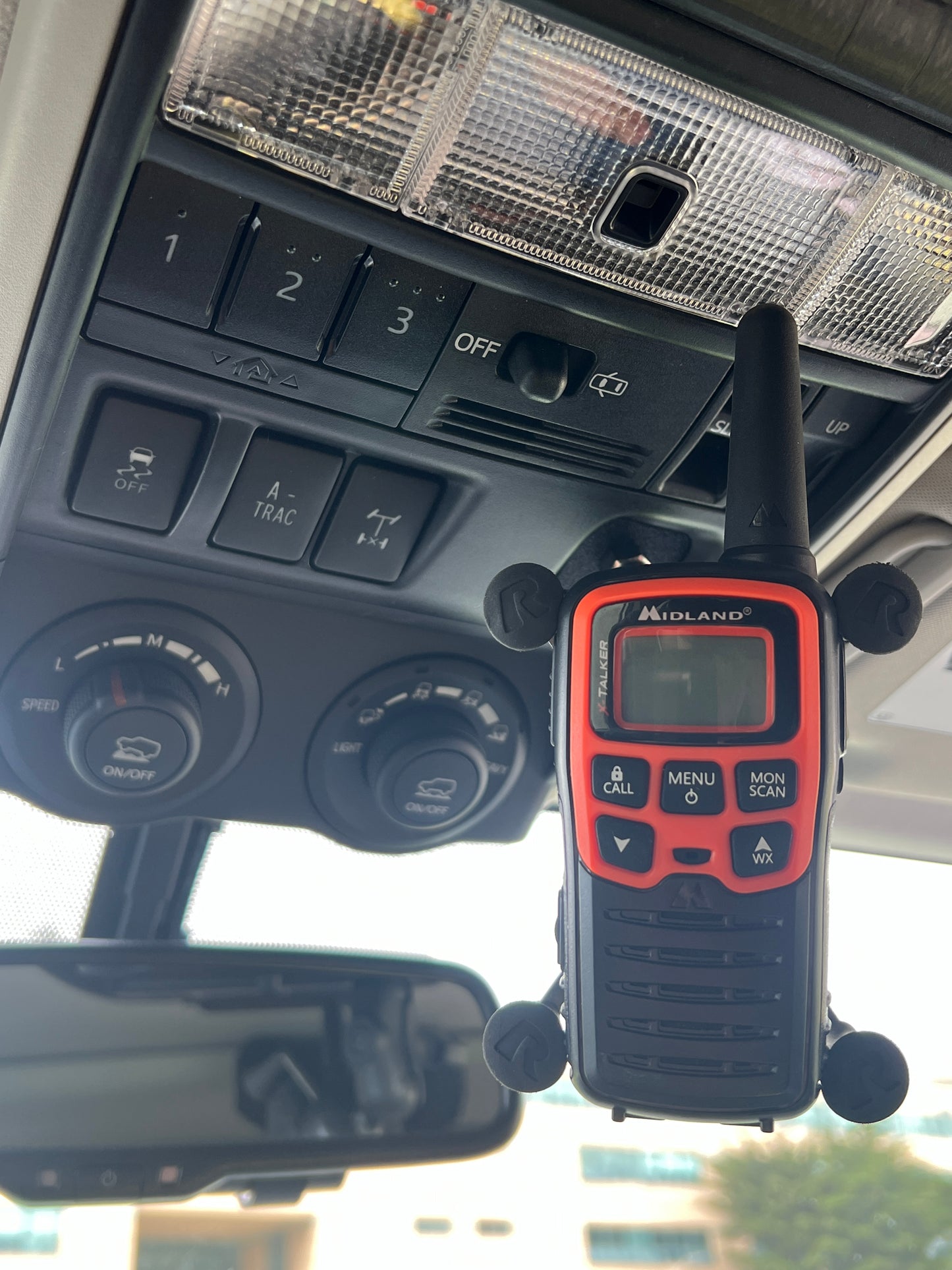 5th Gen Toyota 4Runner Overhead Console Ball Mount