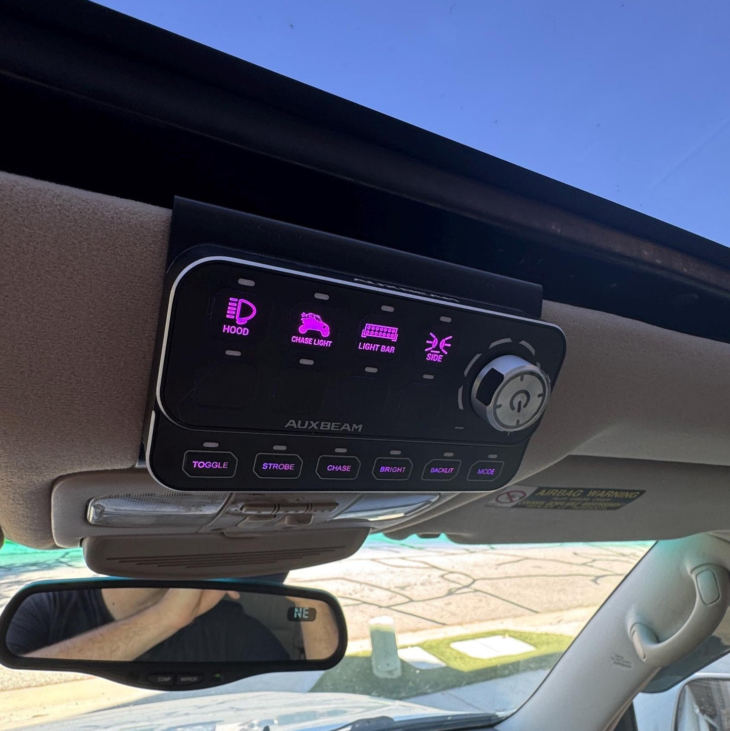 GX470 Auxbeam Captain Switch Panel Mount